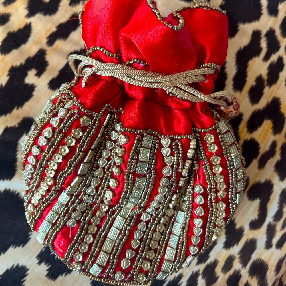 INDIAN BEADED POTLI BAG